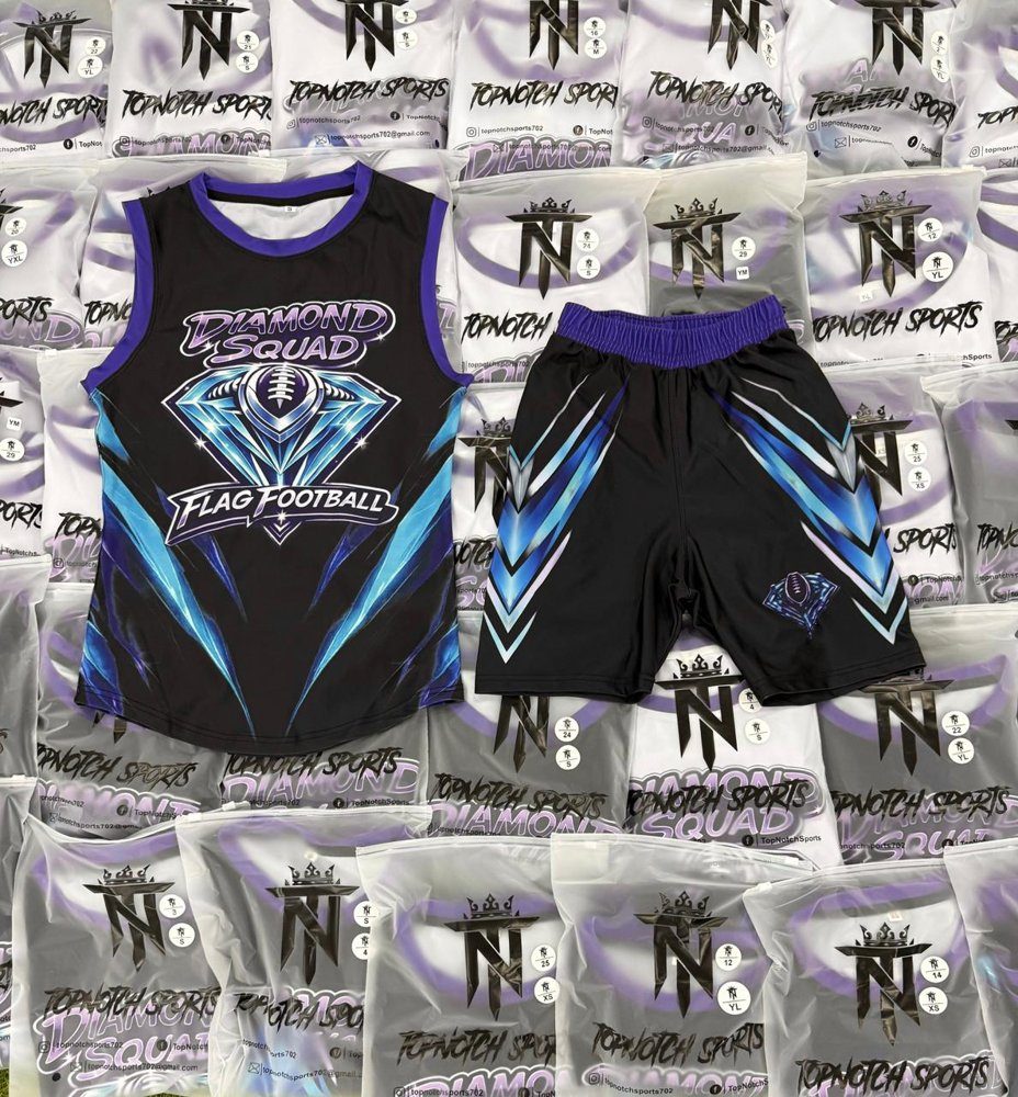 Diamond Squad Black, a real Top Notch custom uniform order