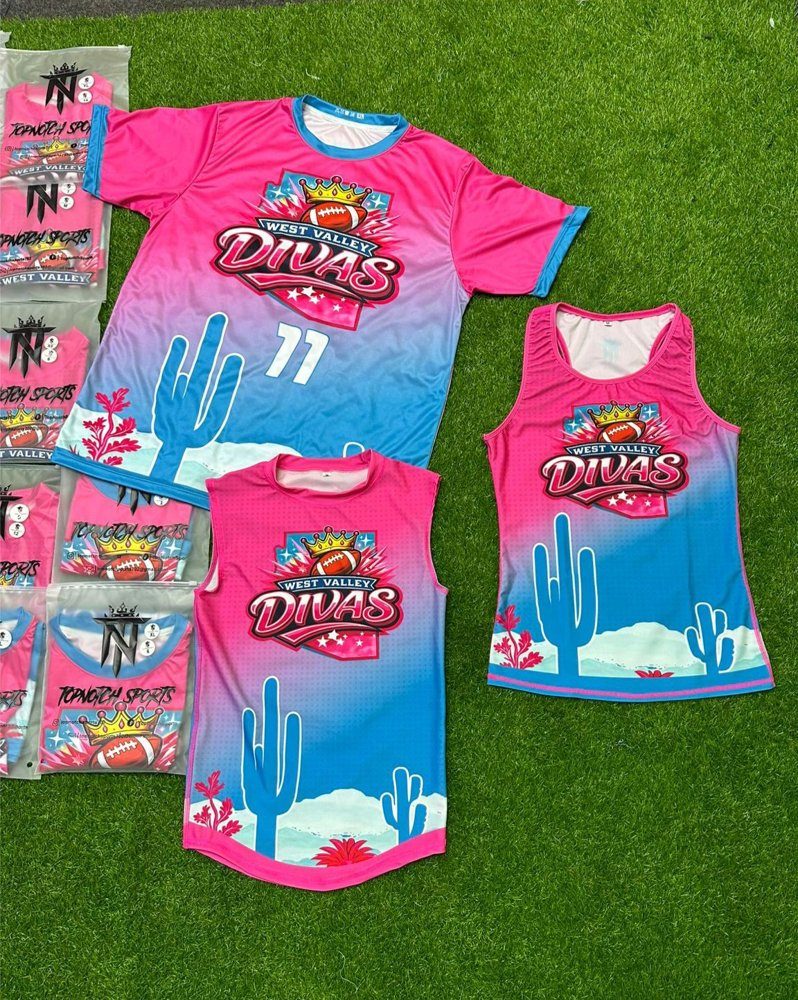 West Valley Divas, a real Top Notch custom uniform order